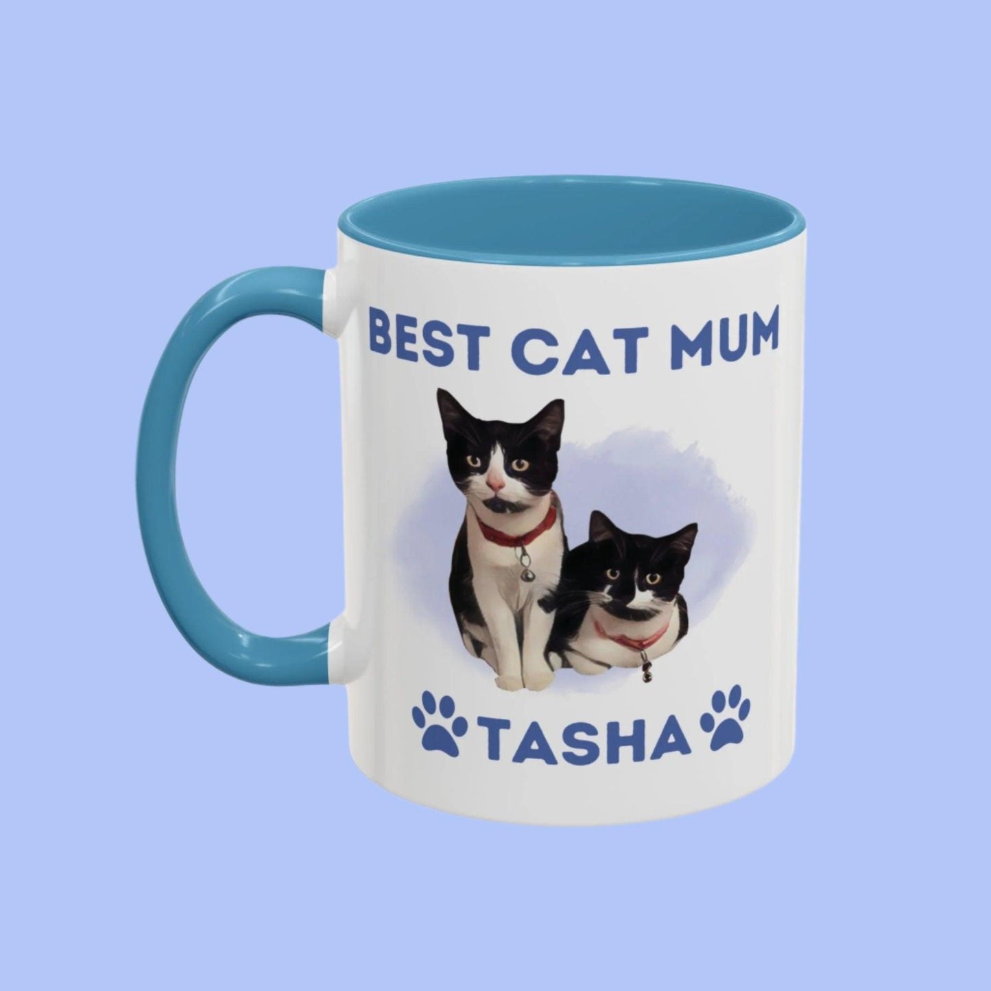 Personalised Cat Mum Mug