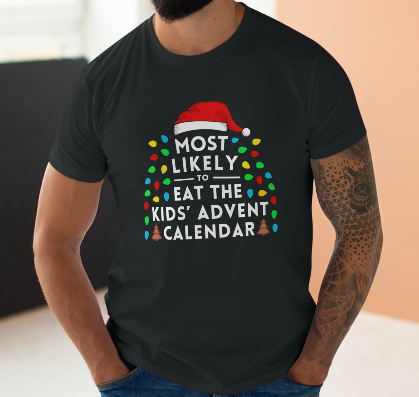 Most Likely To Eat The Kids Advent Calendar Christmas T-Shirt