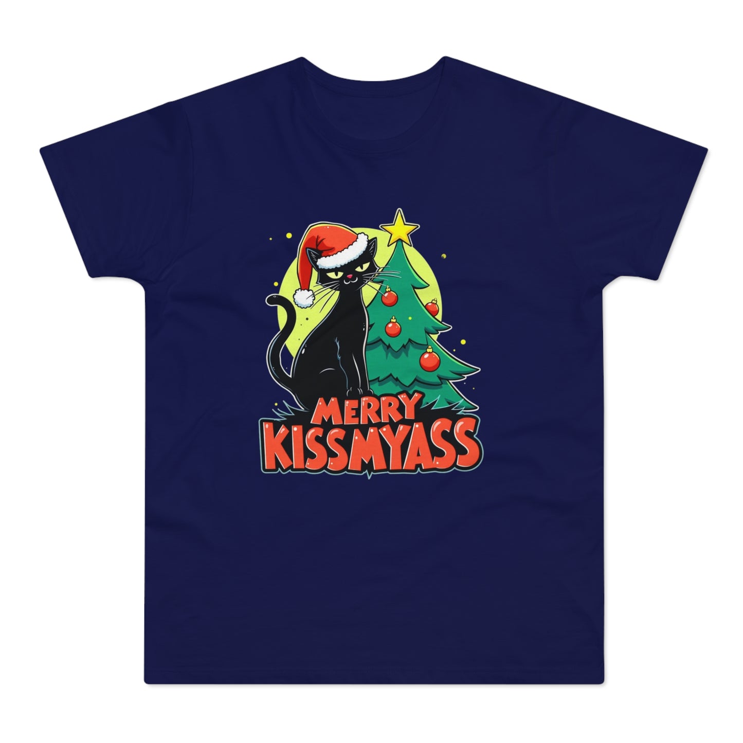 Merry Kiss My Ass Funny Christmas T-Shirt