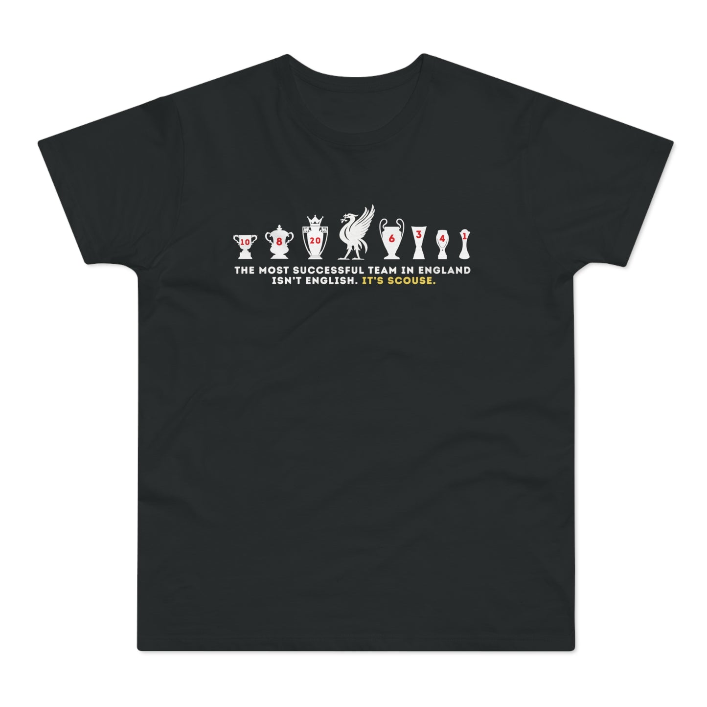 Liverpool Scouse Not English T-Shirt Black