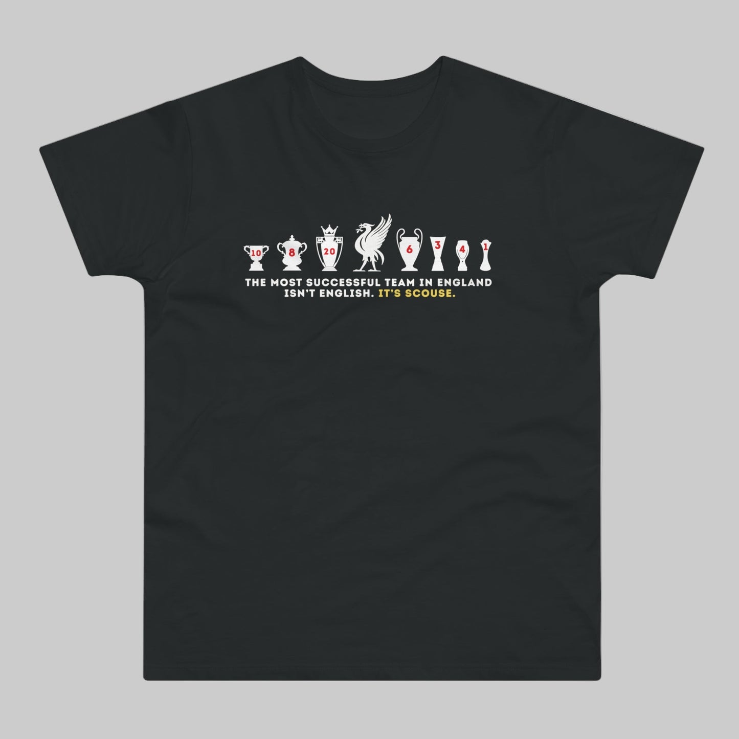 Liverpool Scouse Not English T-Shirt Black