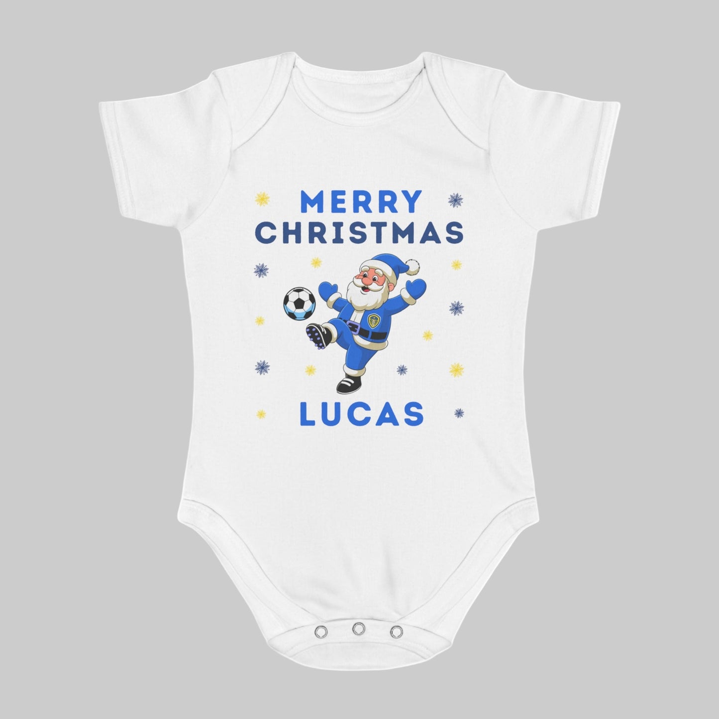 Personalised Baby Christmas Vest - Leeds