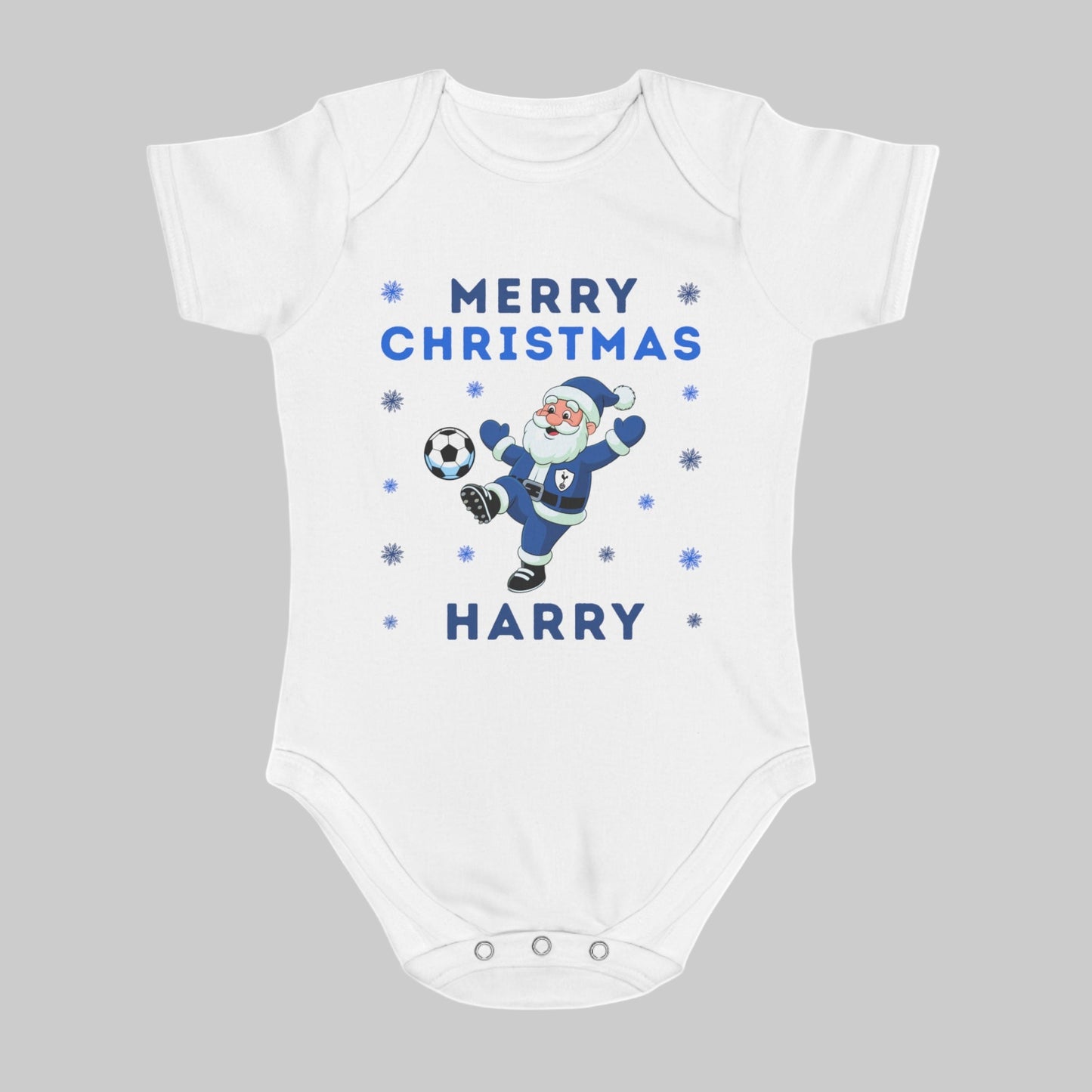 Personalised Baby Christmas Vest - Spurs