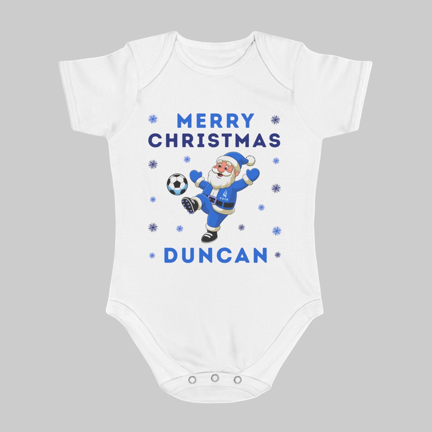 Personalised Baby Christmas Vest - Everton