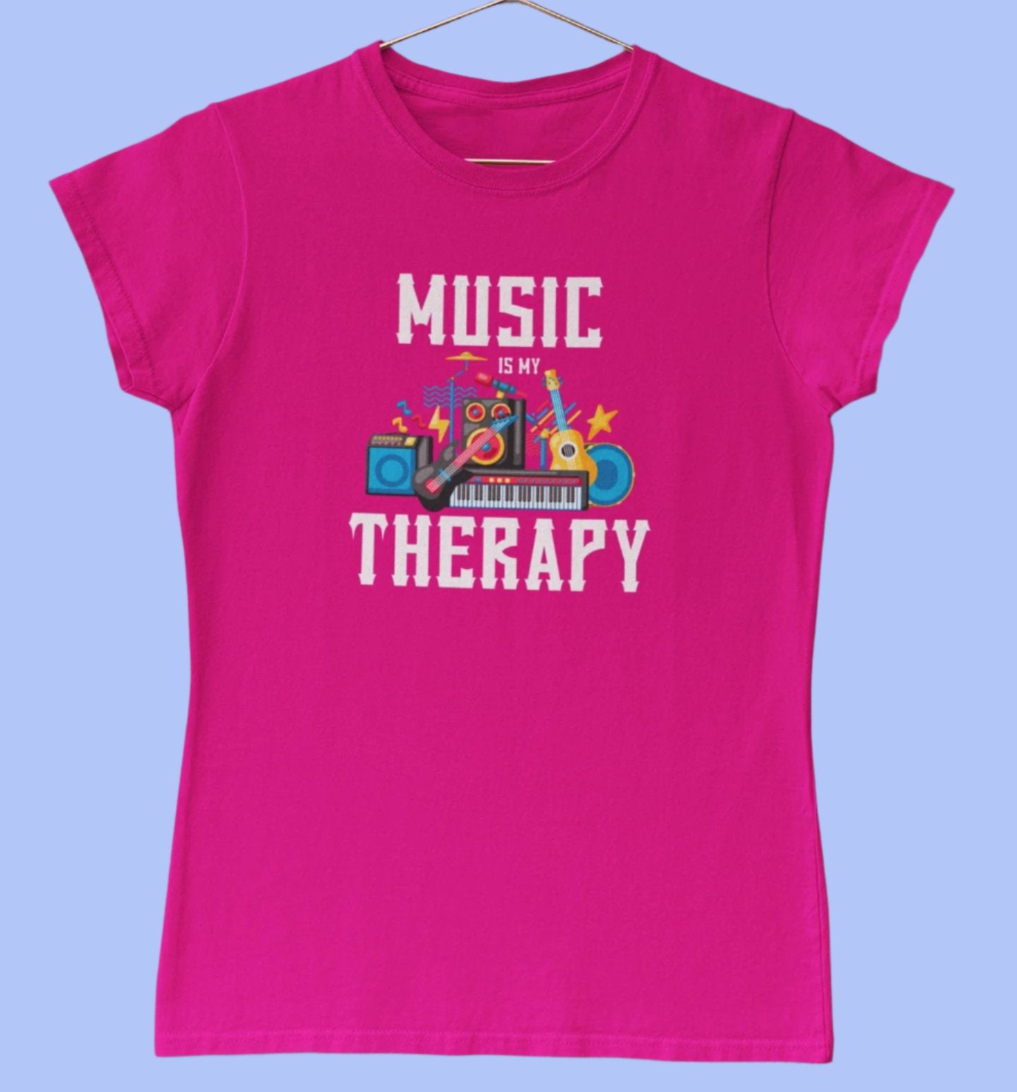 Ladies Music Therapy T-Shirt
