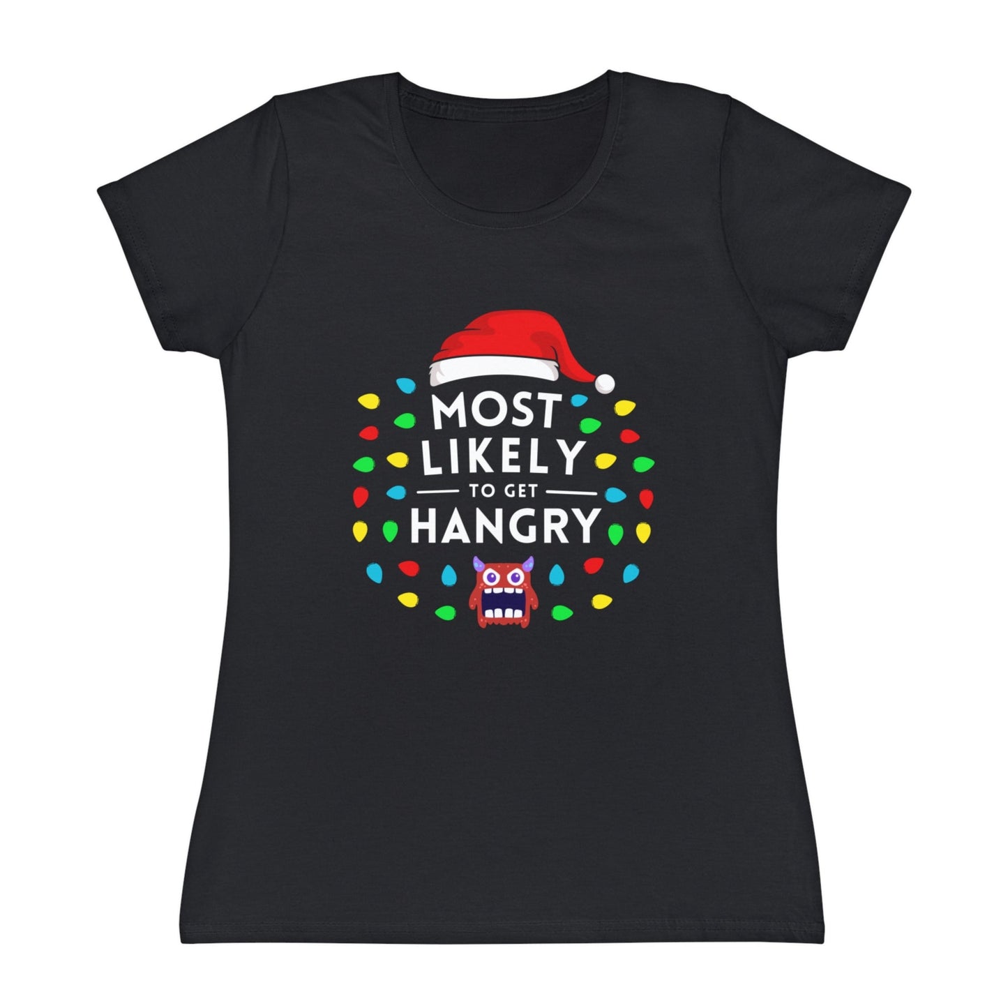 Most Likely To Get Hangry Ladies Christmas T-Shirt