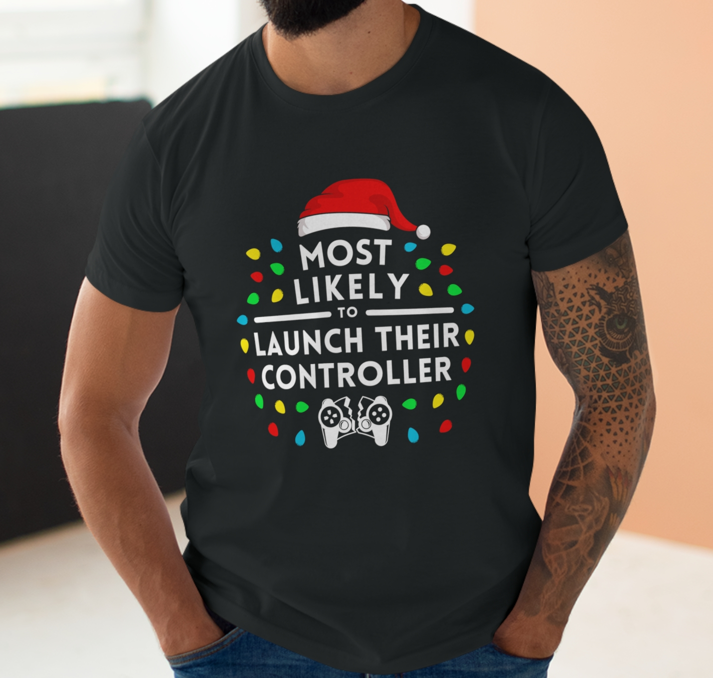 Most Likely To Launch Their Controller Christmas T-Shirt