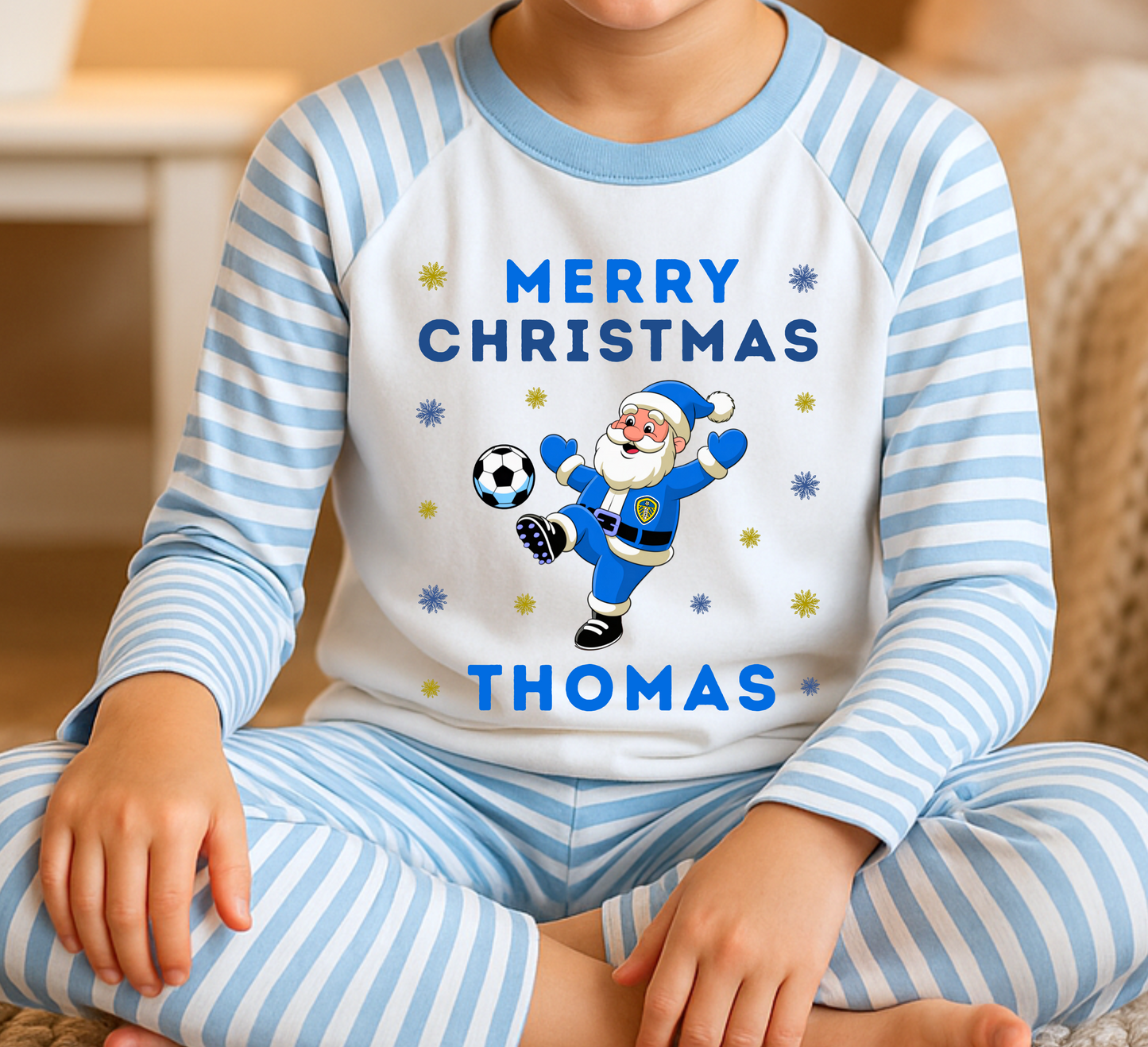 Kids Personalised Leeds Pyjamas