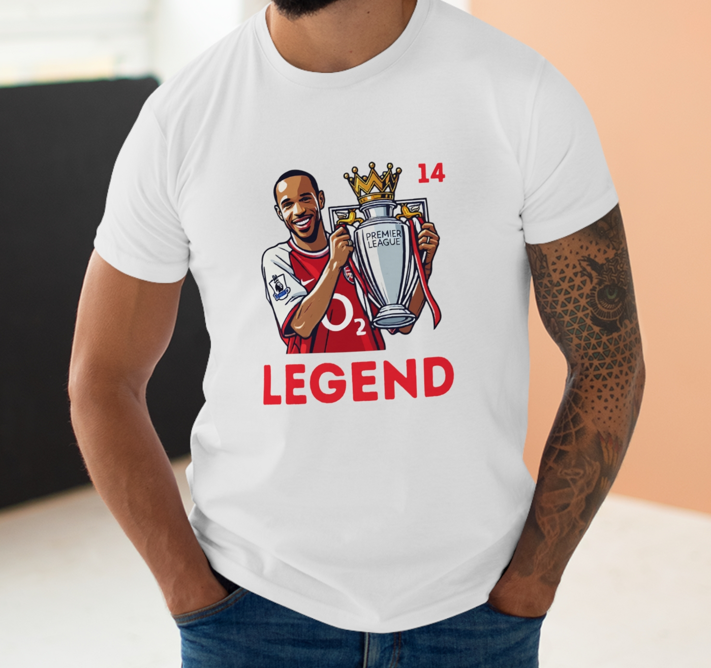 Arsenal - Henry Legend - Mens T-Shirt
