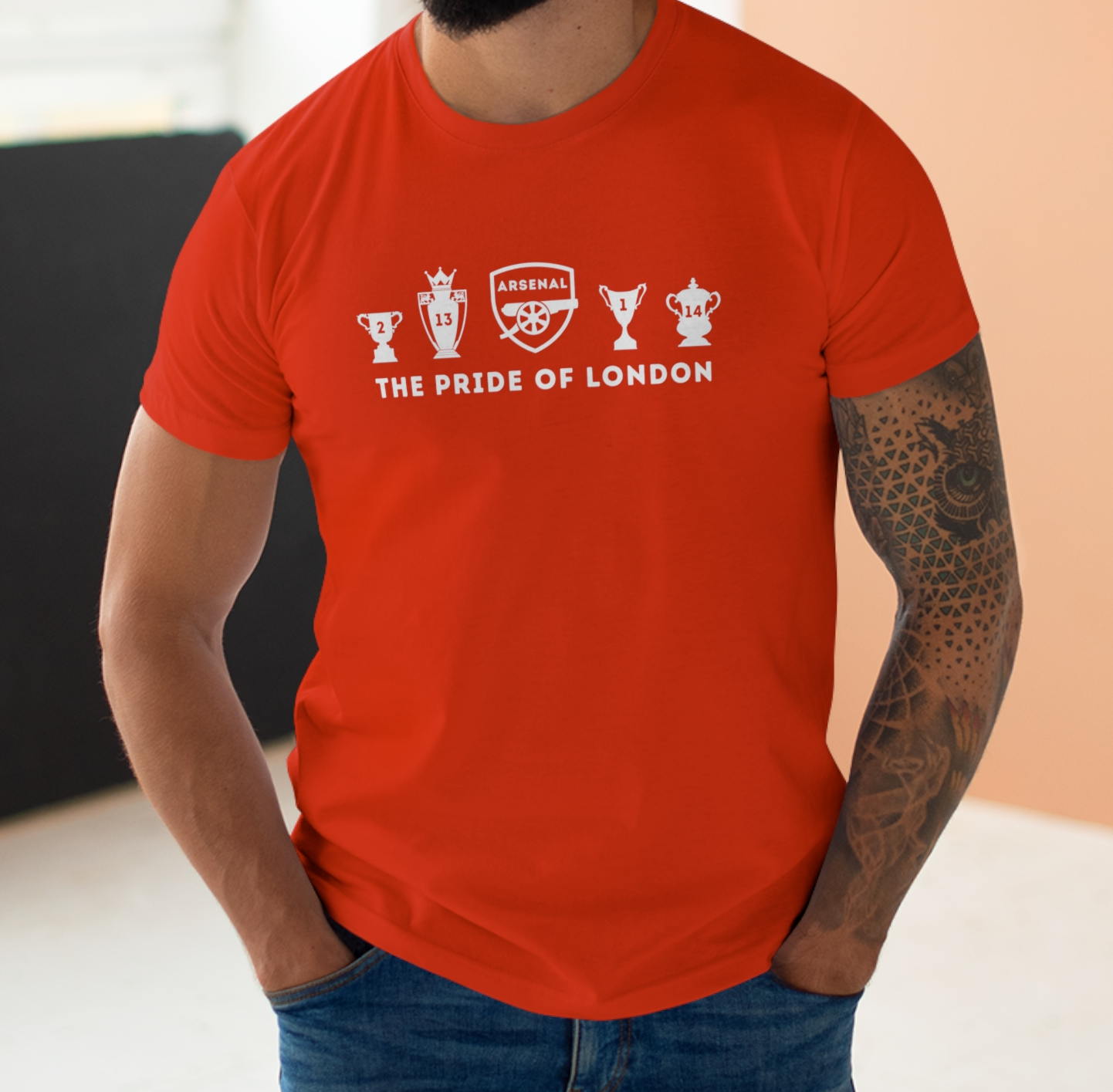 Arsenal - The Pride of London - Mens T-Shirt