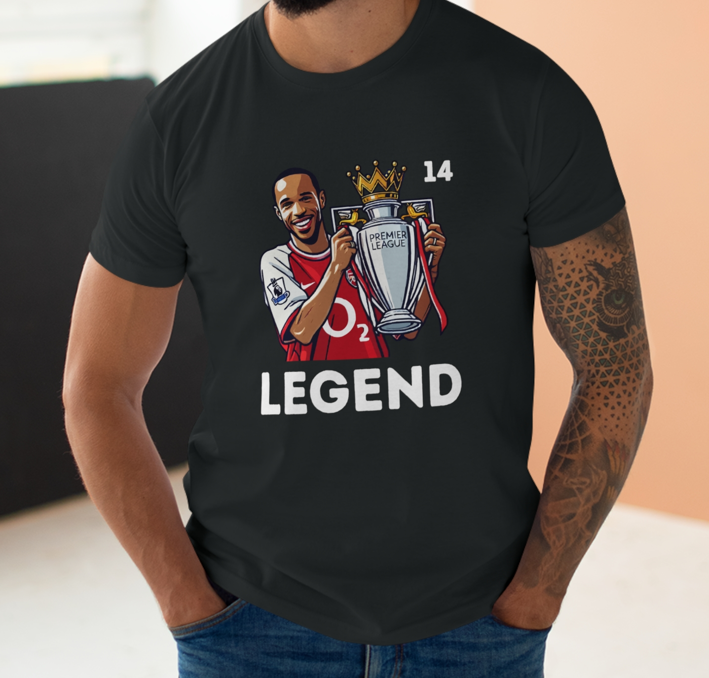 Arsenal - Henry Legend - Mens T-Shirt