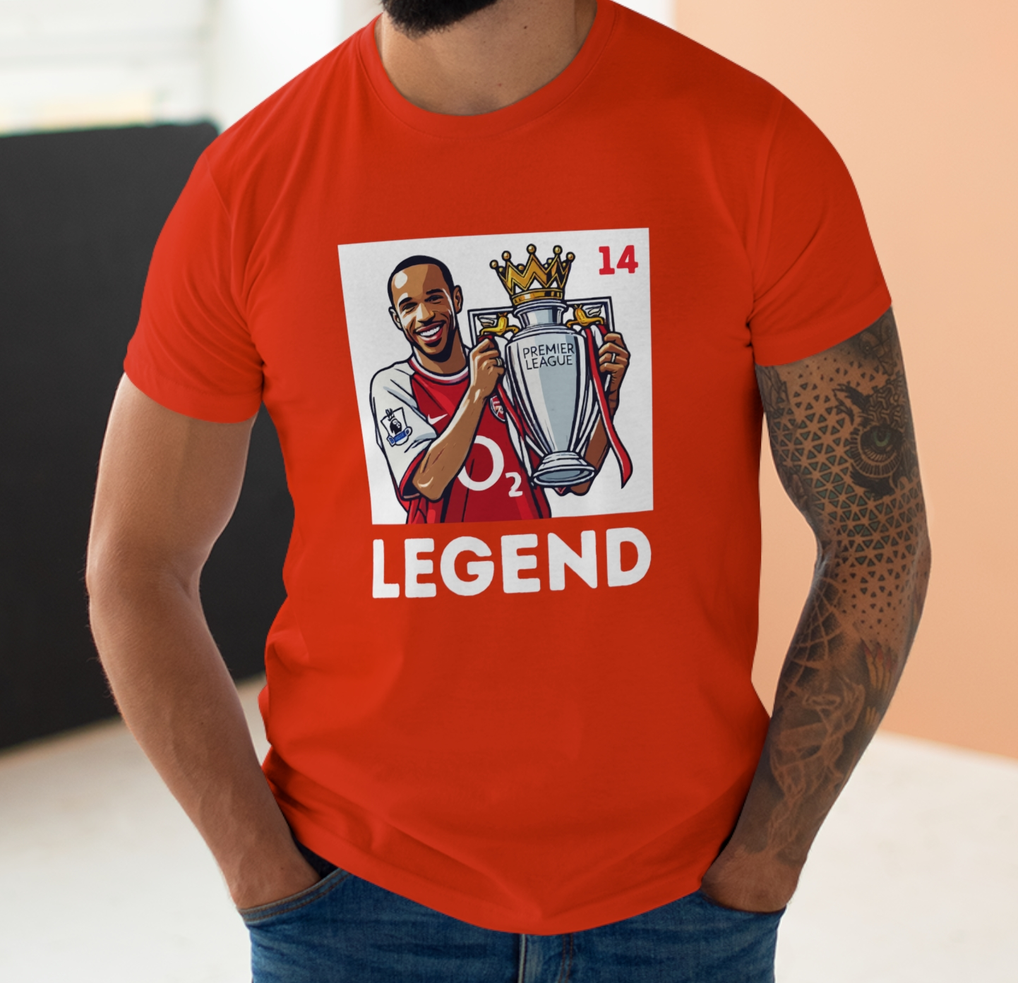 Arsenal - Henry Legend - Mens T-Shirt