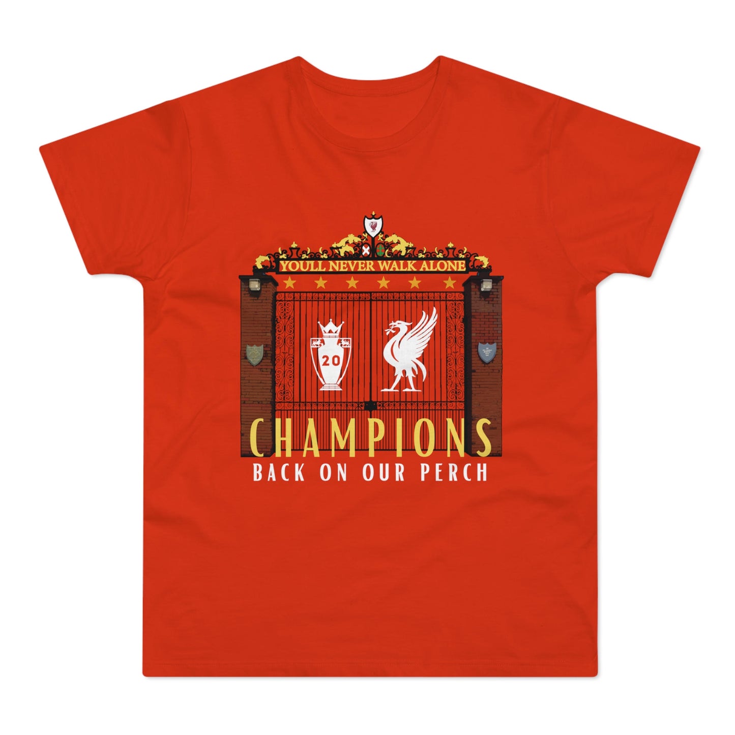 Liverpool Back On Our Perch 2025 Champions Red T-Shirt