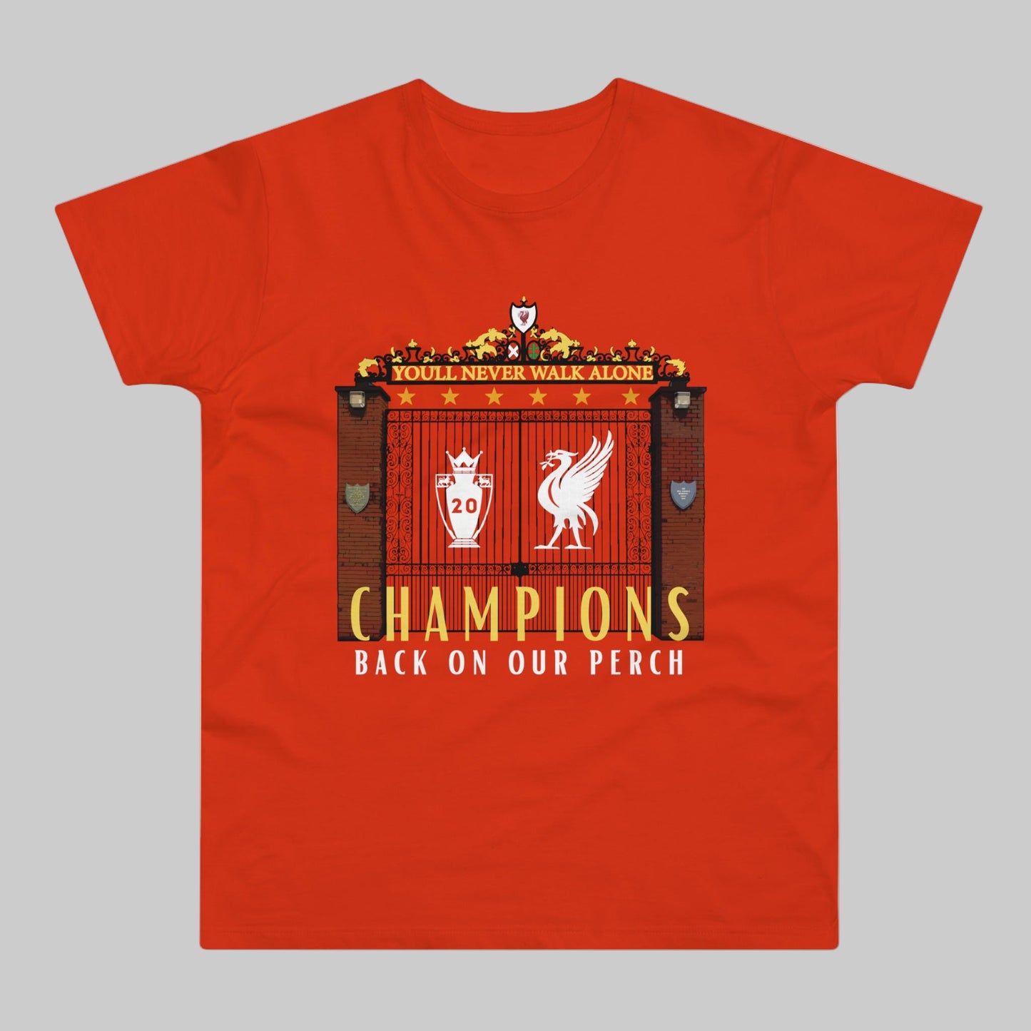 Liverpool Back On Our Perch 2025 Champions Red T-Shirt