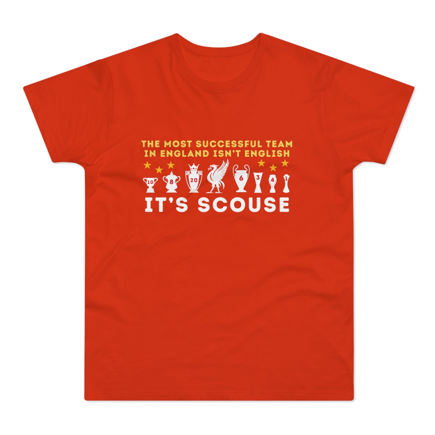 Liverpool Scouse Not English Red T-Shirt