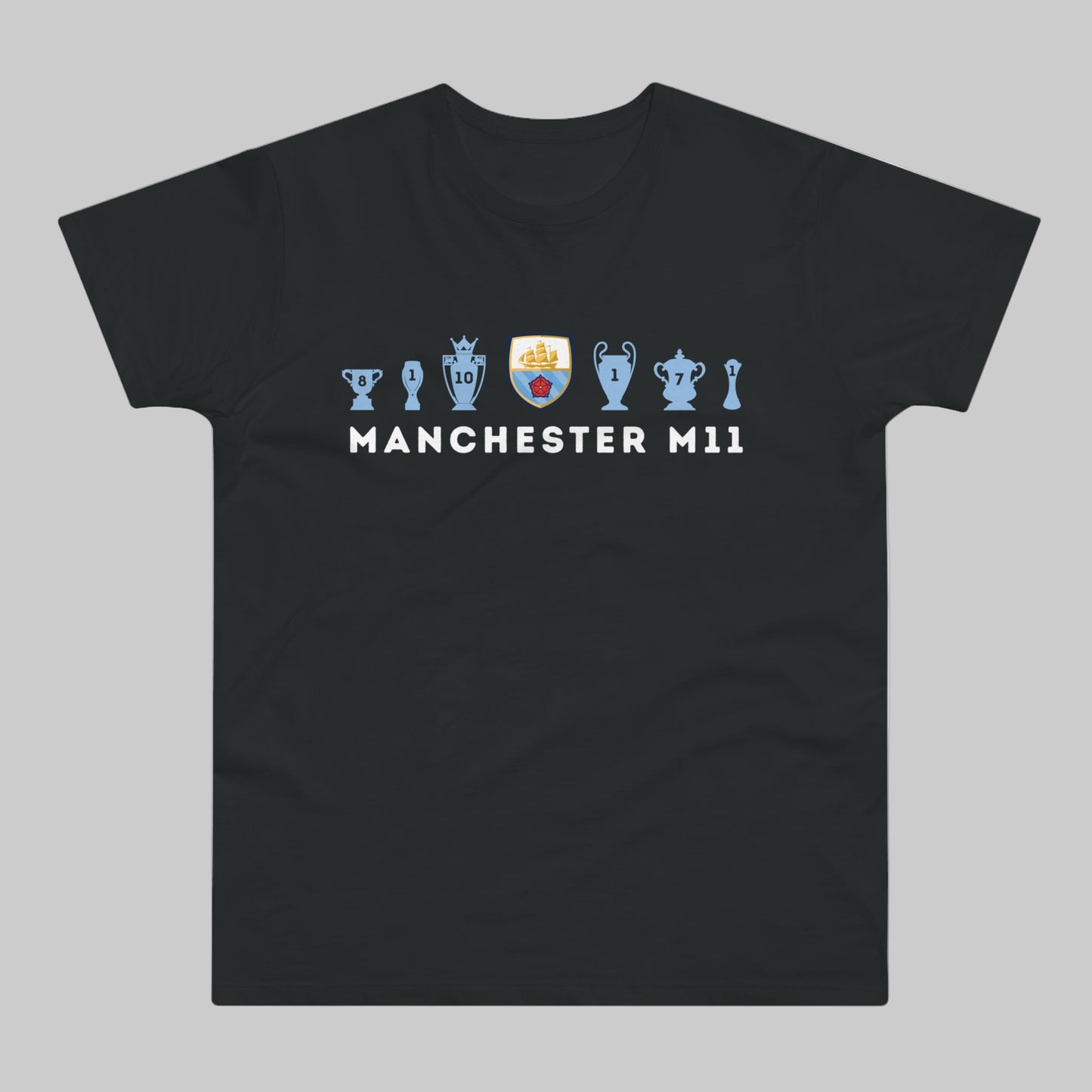 Man City Trophies - Manchester M11 - Mens T-Shirt