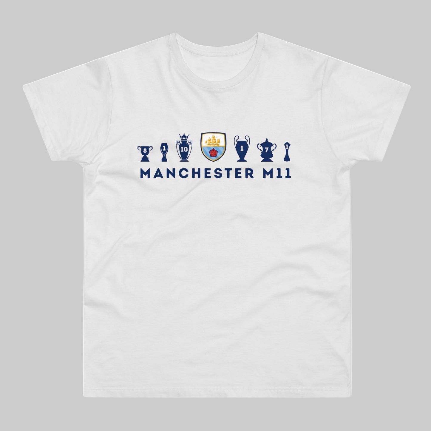 Man City Trophies - Manchester M11 - Mens T-Shirt