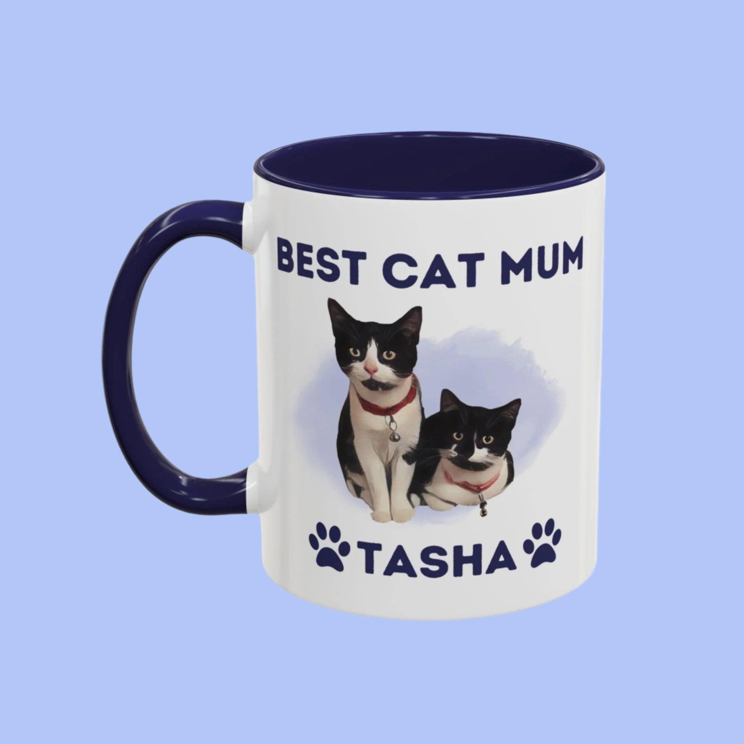 Personalised Cat Mum Mug