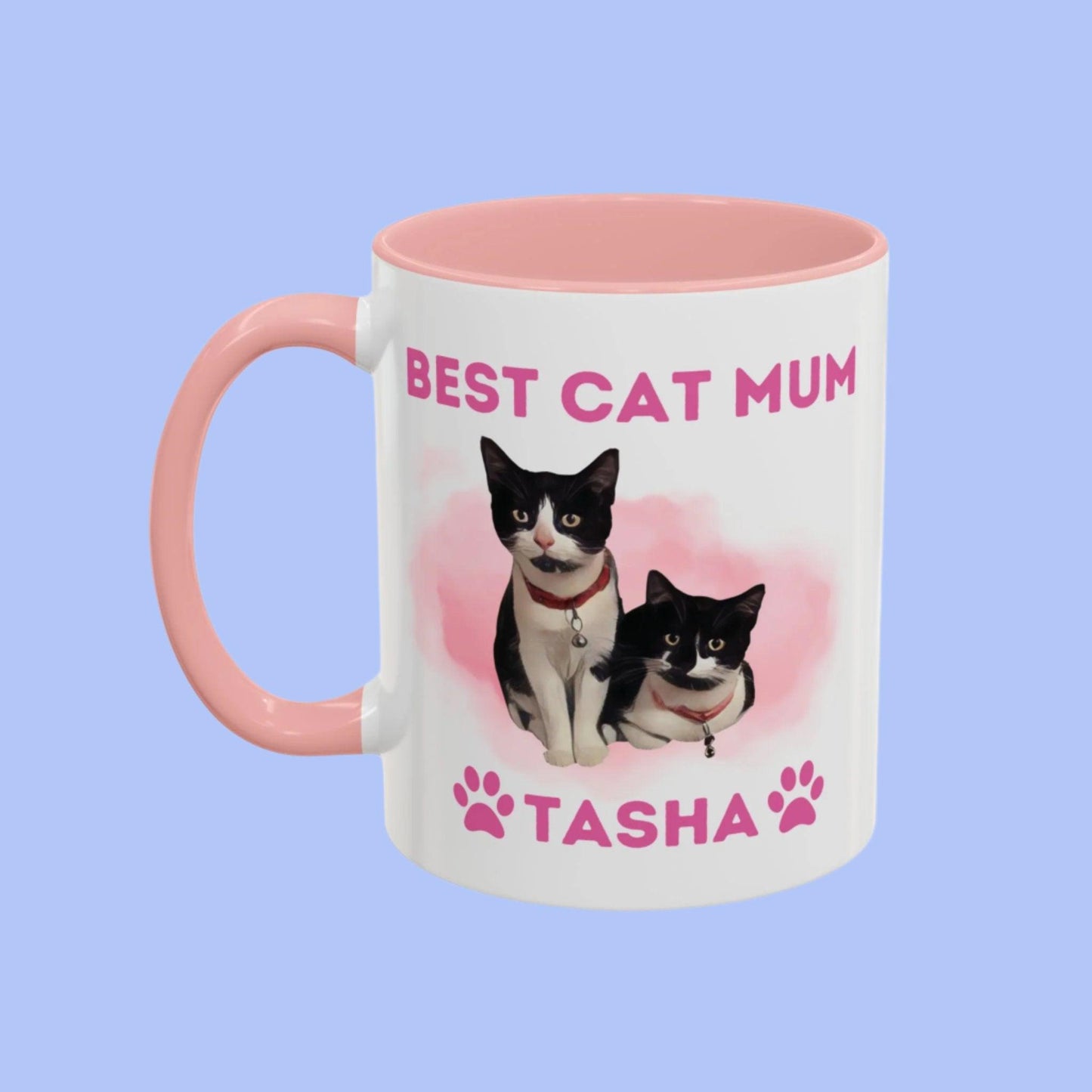 Personalised Cat Mum Mug