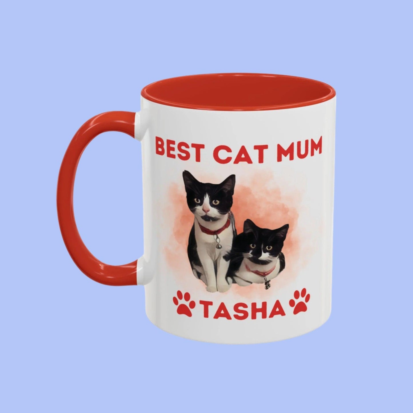 Personalised Cat Mum Mug