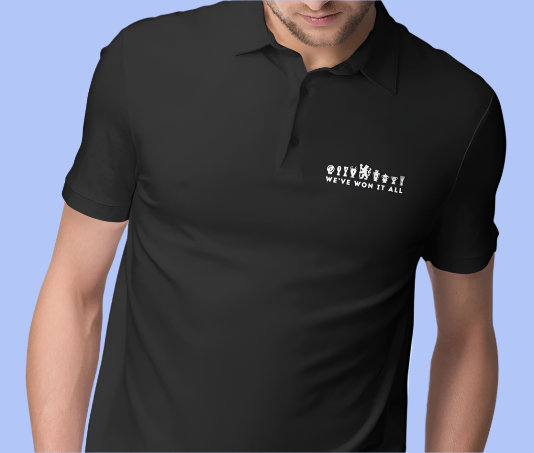 Chelsea We've Won It All Trophies Champions 2025 Polo Shirt