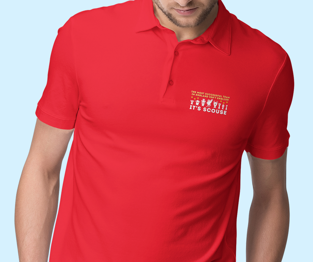 Liverpool Scouse Not English Polo Shirt