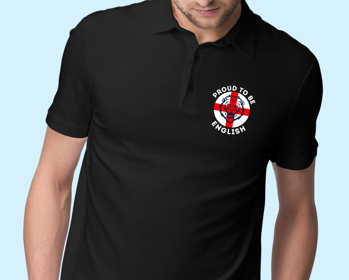 England Lion Proud To Be English Polo Shirt