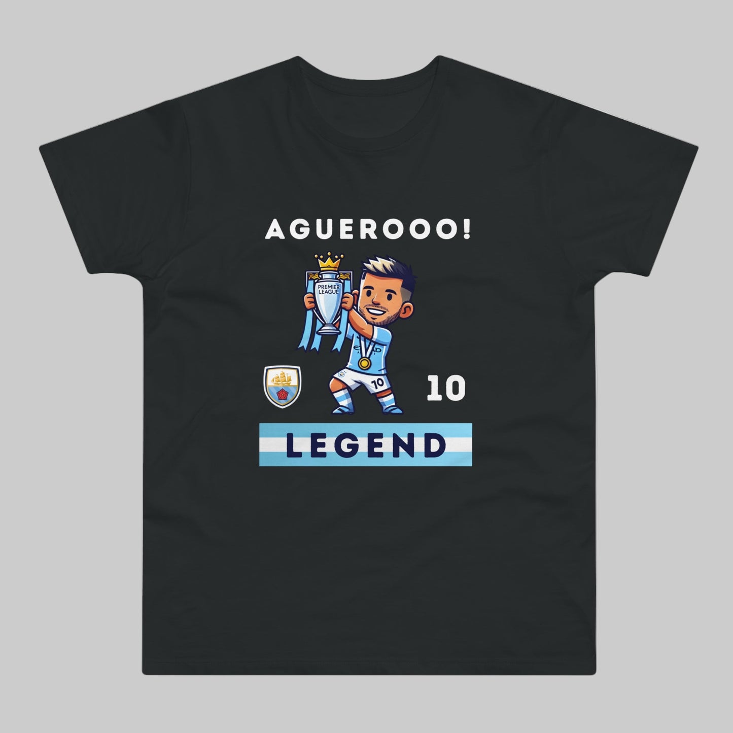 Man City - Aguero Legend - Mens T-Shirt