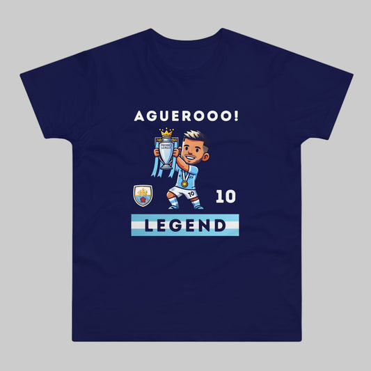 Man City - Aguero Legend - Mens T-Shirt