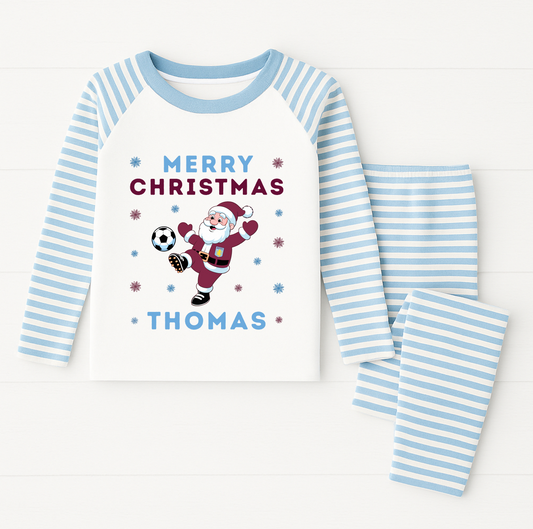 Kids Personalised Aston Villa Pyjamas