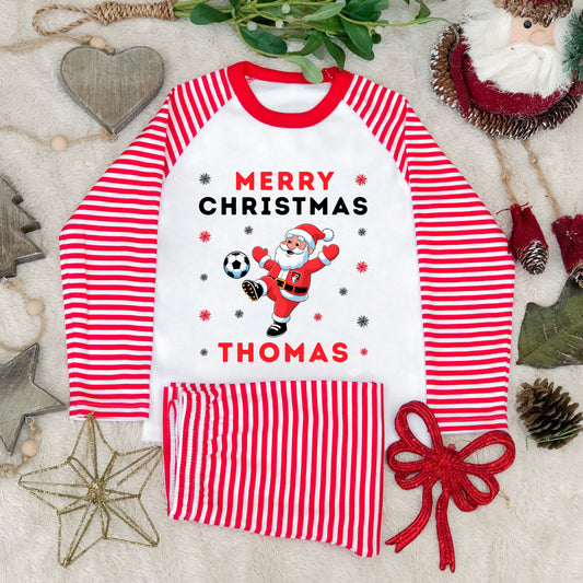 Kids Personalised Bournemouth Christmas Pyjamas