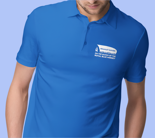 Everton Bramley Moore On The Banks Of The Royal Blue Mersey Polo Shirt