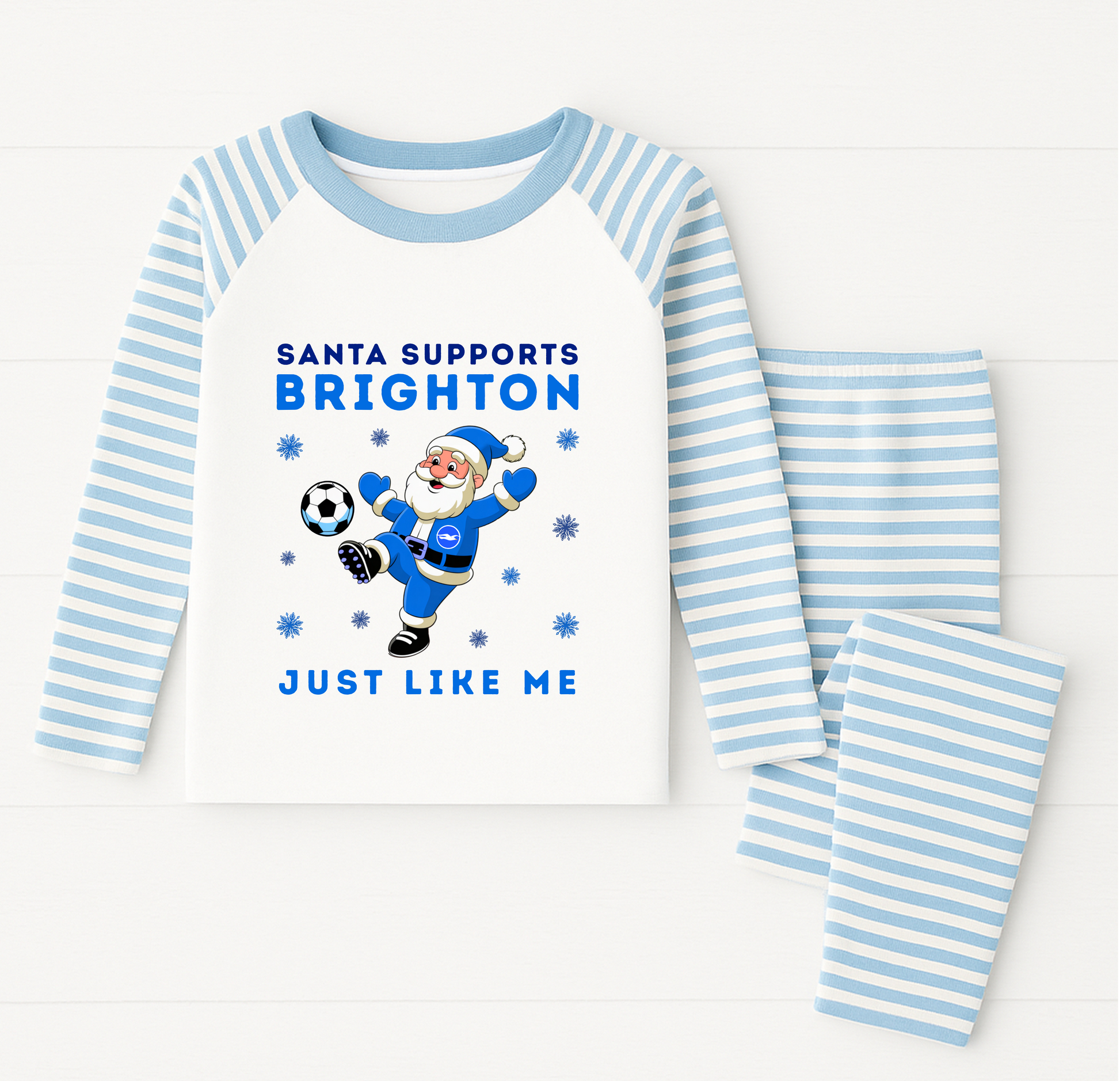 Santa Supports Brighton Kids Pyjamas