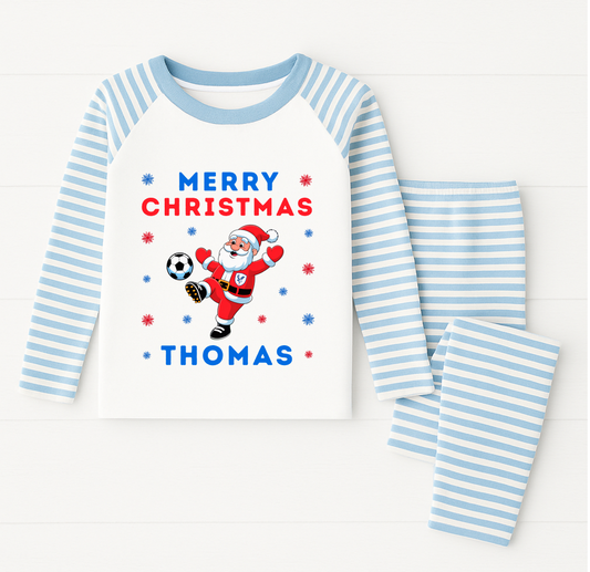 Kids Personalised Crystal Palace Christmas Pyjamas