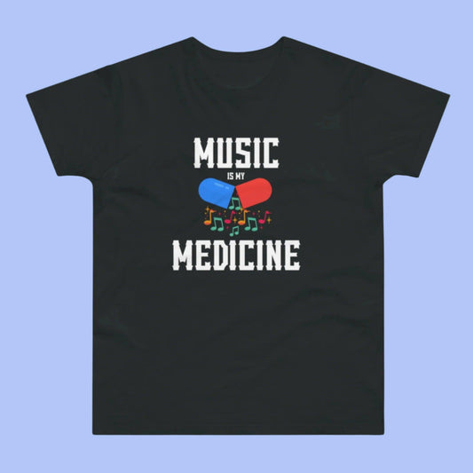 Music Is My Medicine T-Shirt Black