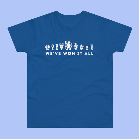 Chelsea We've Won It All Trophies T-Shirt