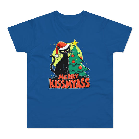 Merry Kiss My Ass Funny Christmas T-Shirt