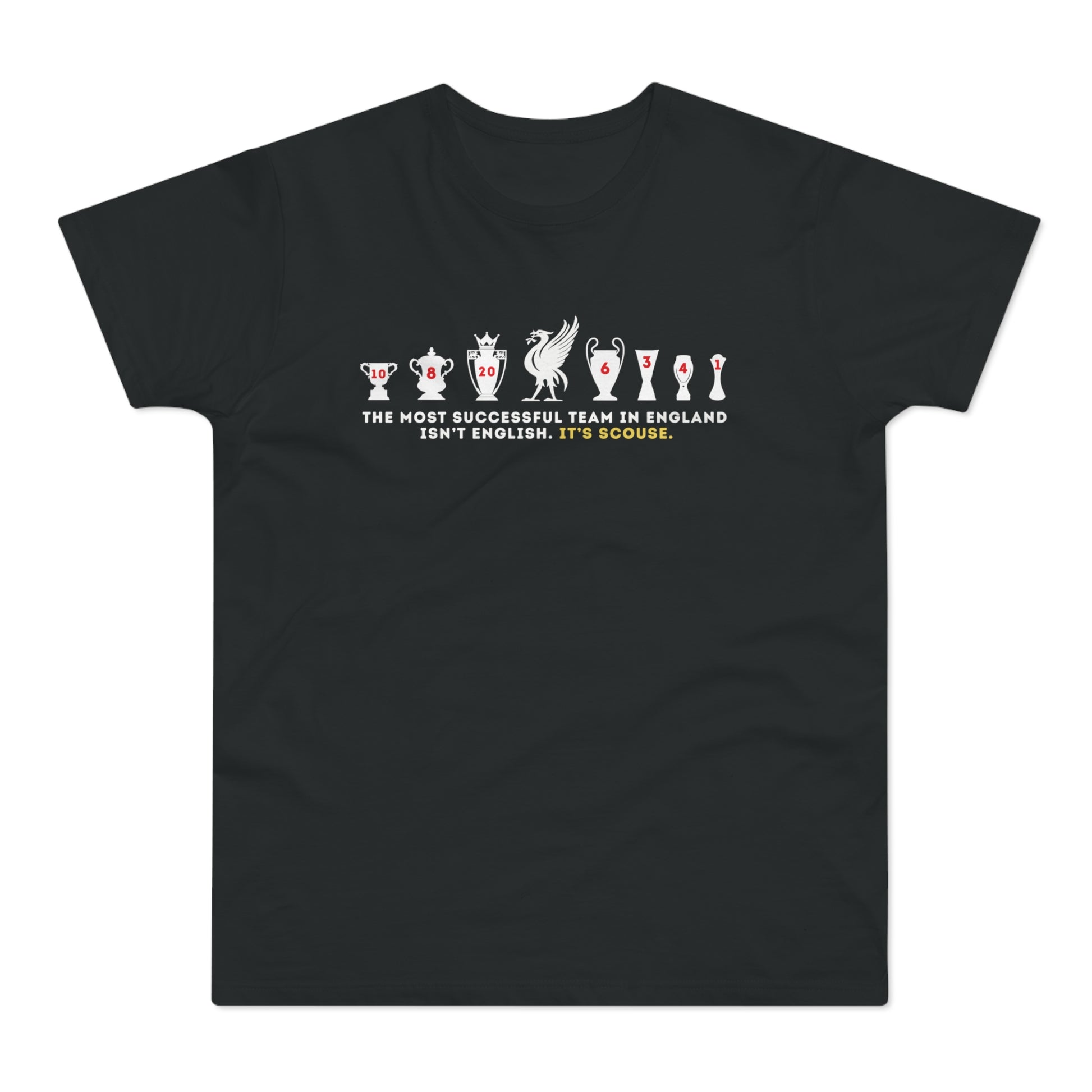 Liverpool Scouse Not English T-Shirt Black