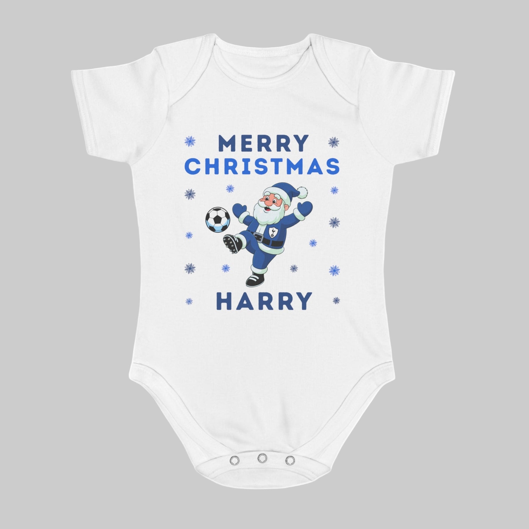 Personalised Baby Christmas Vest - Spurs
