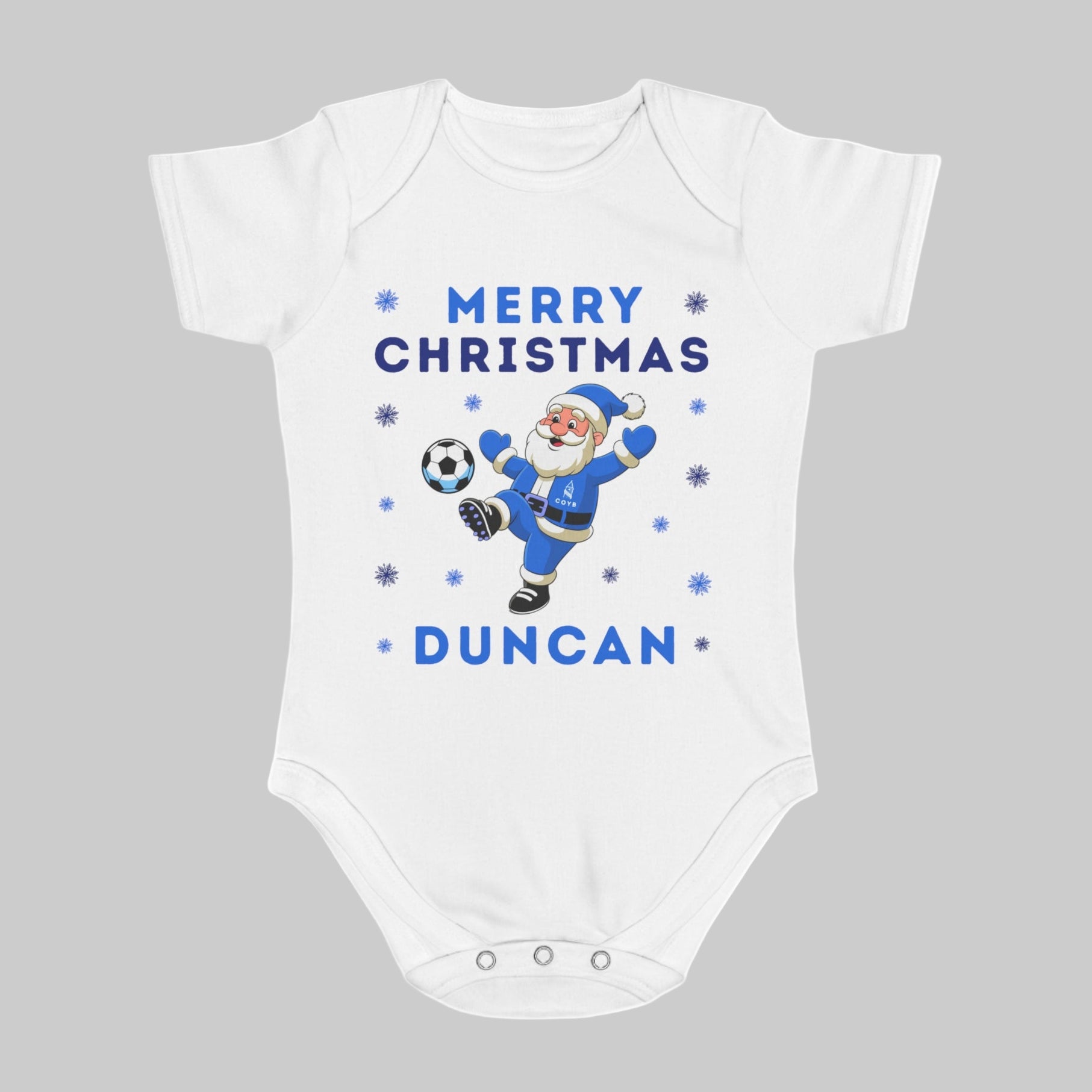 Personalised Baby Christmas Vest - Everton