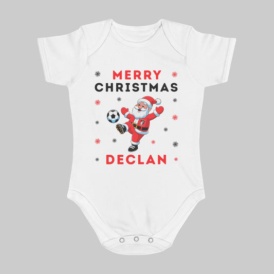 Personalised Baby Christmas Vest - Bournemouth