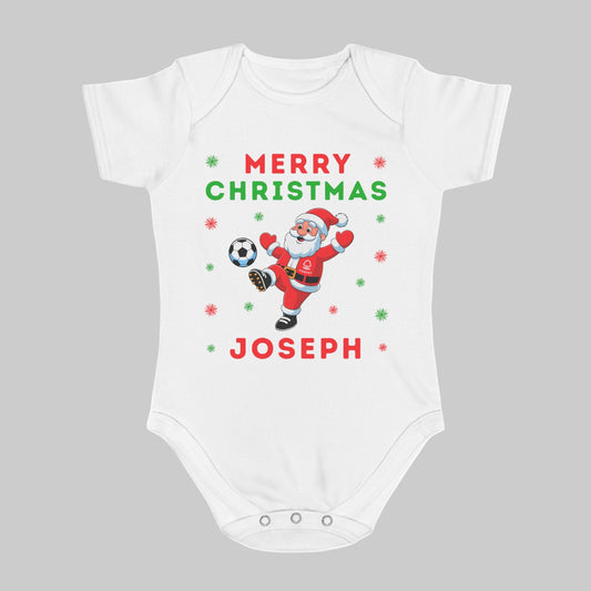 Personalised Baby Christmas Vest - Nottingham Forest