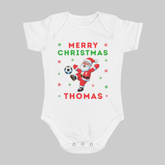 Personalised Baby Christmas Vest - Man United