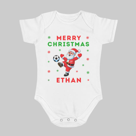 Personalised Baby Christmas Vest - Arsenal