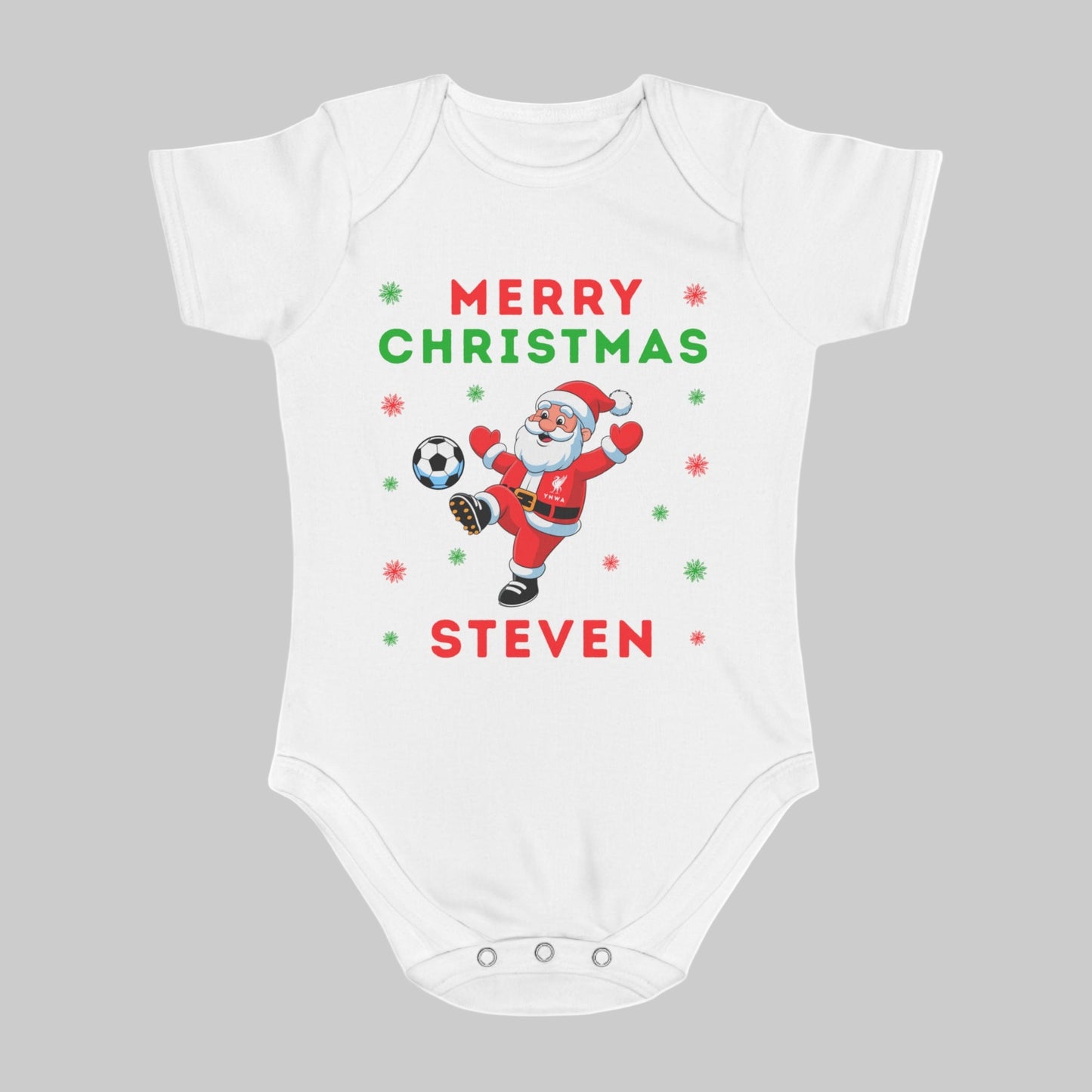 Personalised Baby Christmas Vest - Liverpool