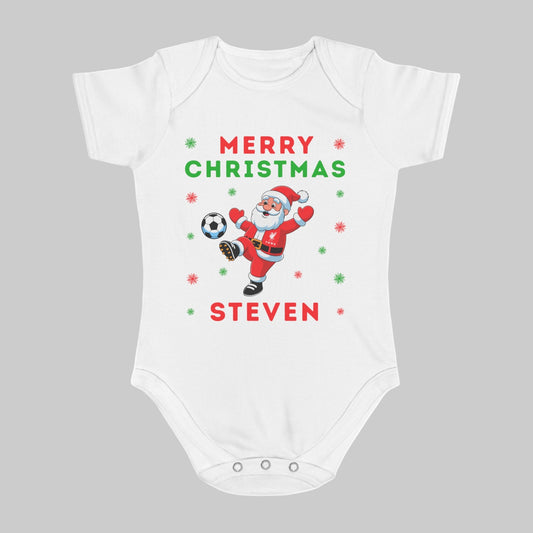 Personalised Baby Christmas Vest - Liverpool