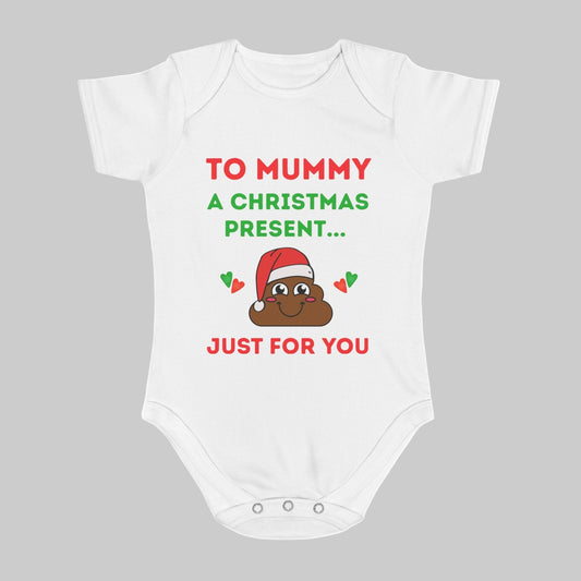 Funny Poo Baby Christmas Vest