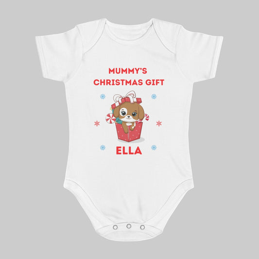 Personalised Christmas Baby Vest