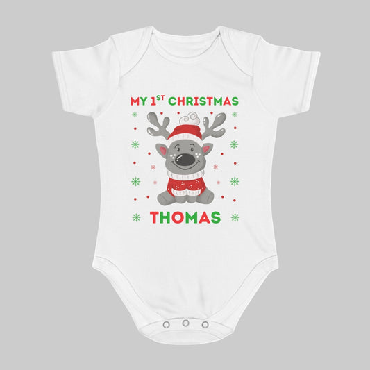My 1st Christmas Personalised Baby Vest