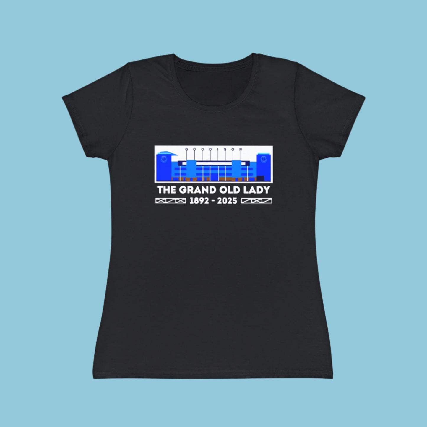 Farewell To Goodison Park - The Grand Old Lady - Ladies Crew Neck T-Shirt